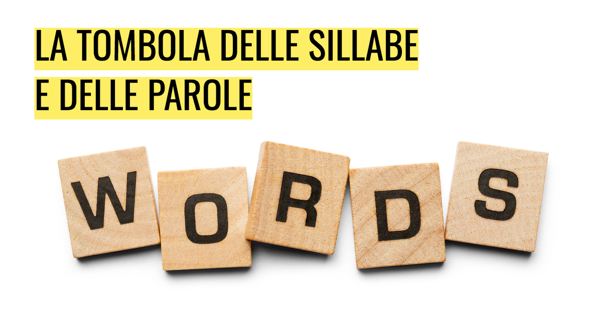 La tombola delle sillabe e delle parole