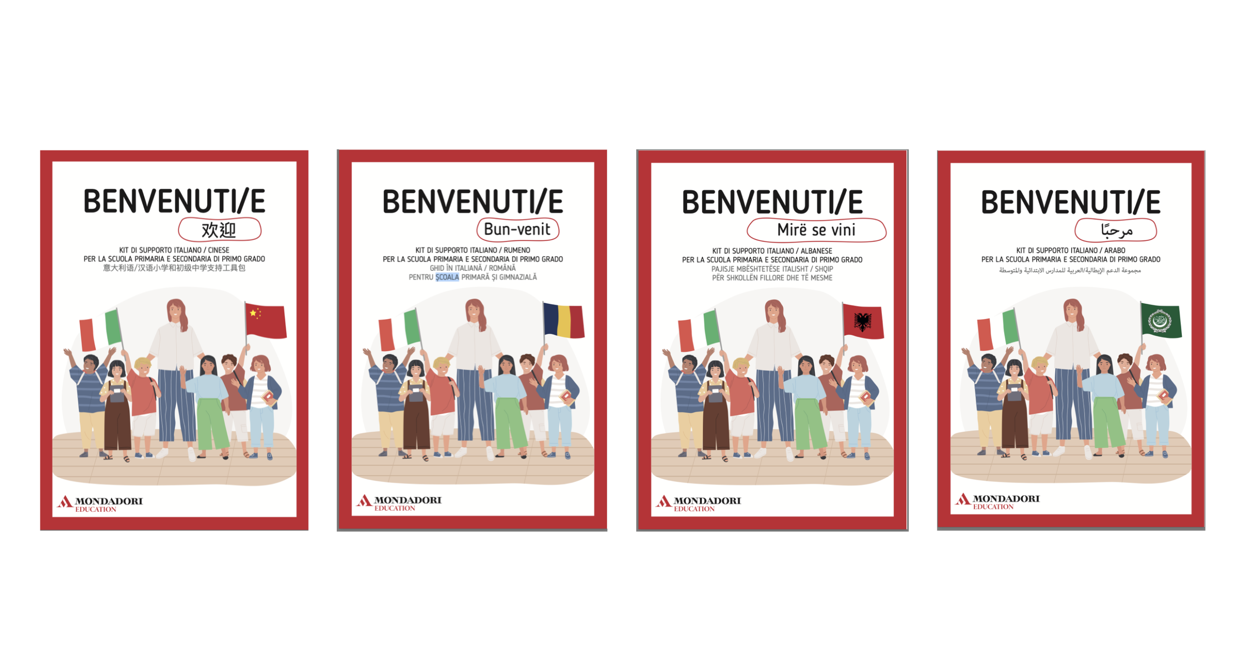 Pubblicati i kit di supporto bilingui realizzati per Mondadori